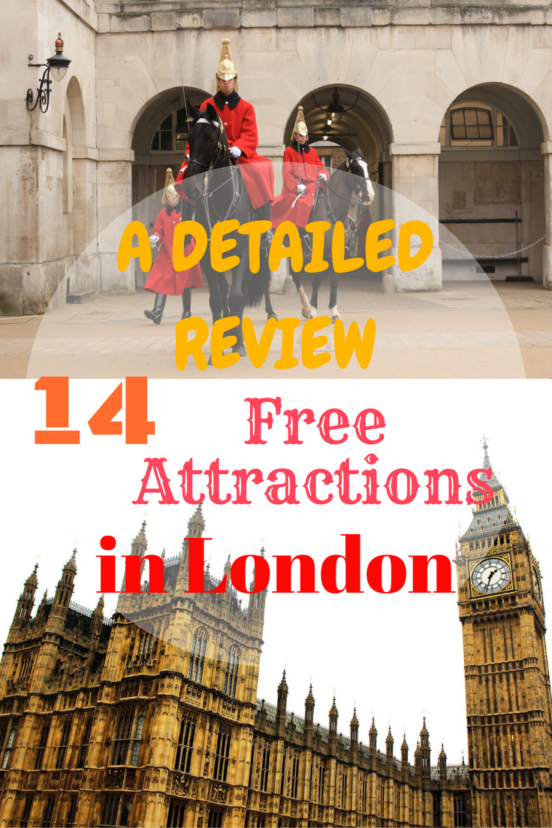 14 Free Attractions in London with detailed reviews