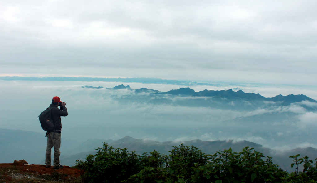 View of clouds from Ta Xua Mountains - Ta Xua Vietnam