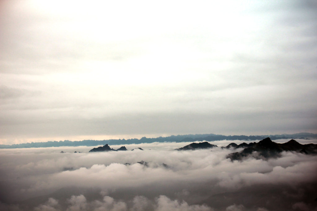 View of the clouds from Ta Xua Mountain - Ta Xua Vietnam