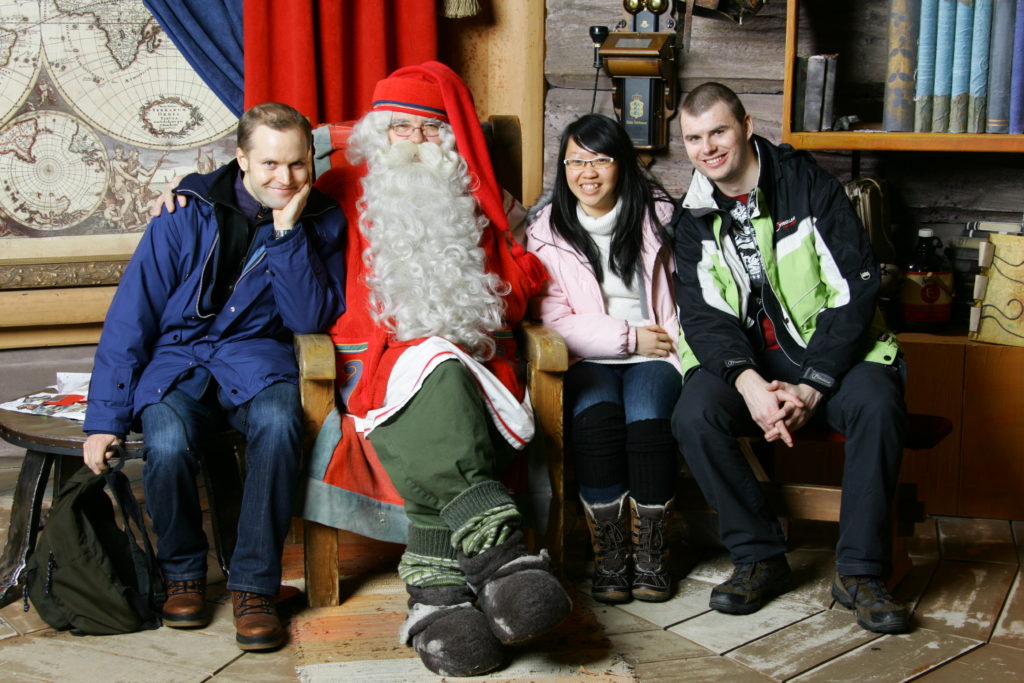 Meet Santa Claus at Santa Claus Village in Lapland 