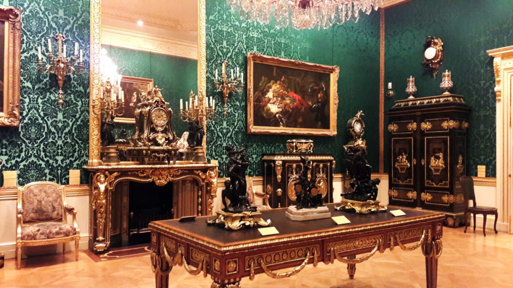 Internal decorations of The Wallace Collection in London