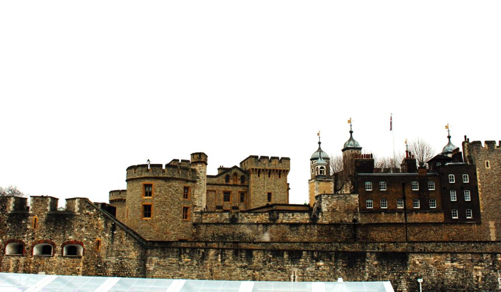 The Tower of London as seen from outside - London budget trip