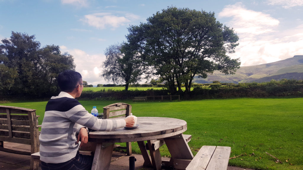 Amazing view while having lunch | Brecon Beacons National Park Visitor Centre