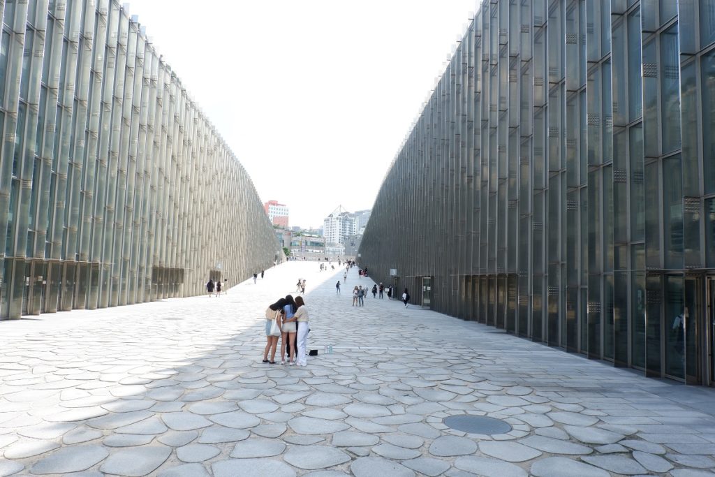 The architecture of Ewha Womans University Seoul