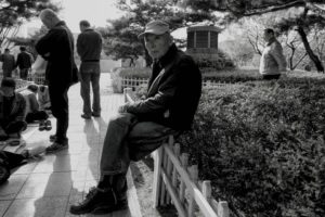 Old people in Jongno, Seoul
