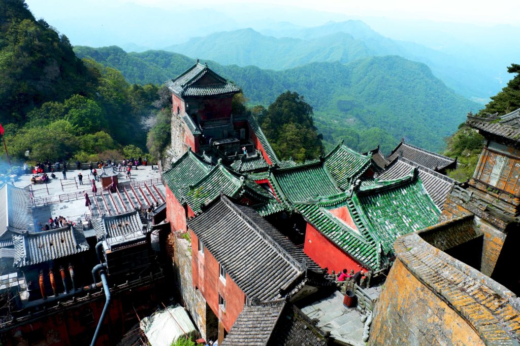 View from the Golden Summit of Wudang Mountains