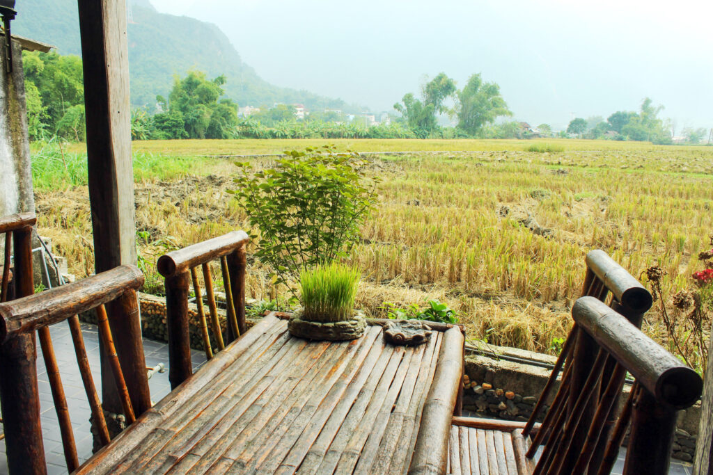 The view from Mai Chau Countryside Homestay | Day trips from Hanoi
