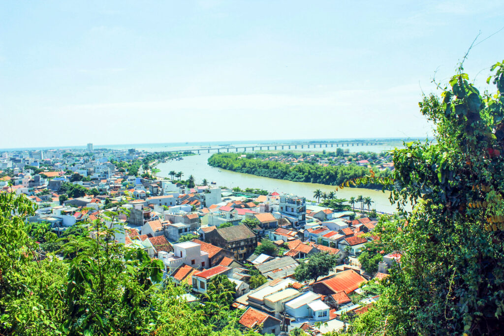 View of Tuy Hoa City from Nhan Tower