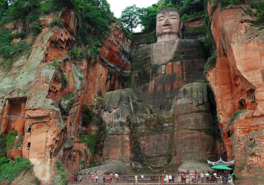 Leshan Buddha Statue near Chengdu