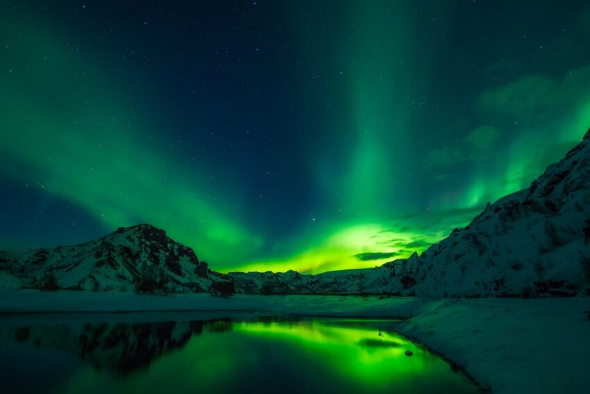 Northern Lights in Iceland with Campervan